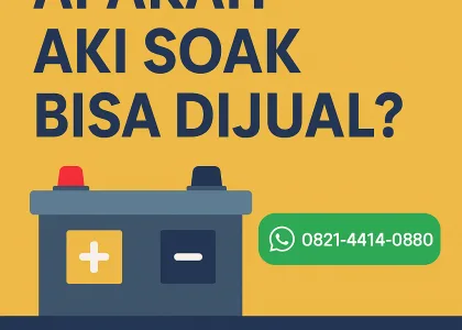 aki soak bisa dijual