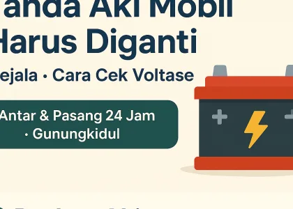 tanda aki mobil harus diganti